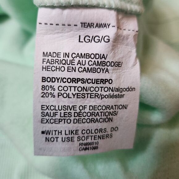 Under Armour Women’s Hoodie Large NWT Turquoise Cotton Blend - Picture 8 of 8